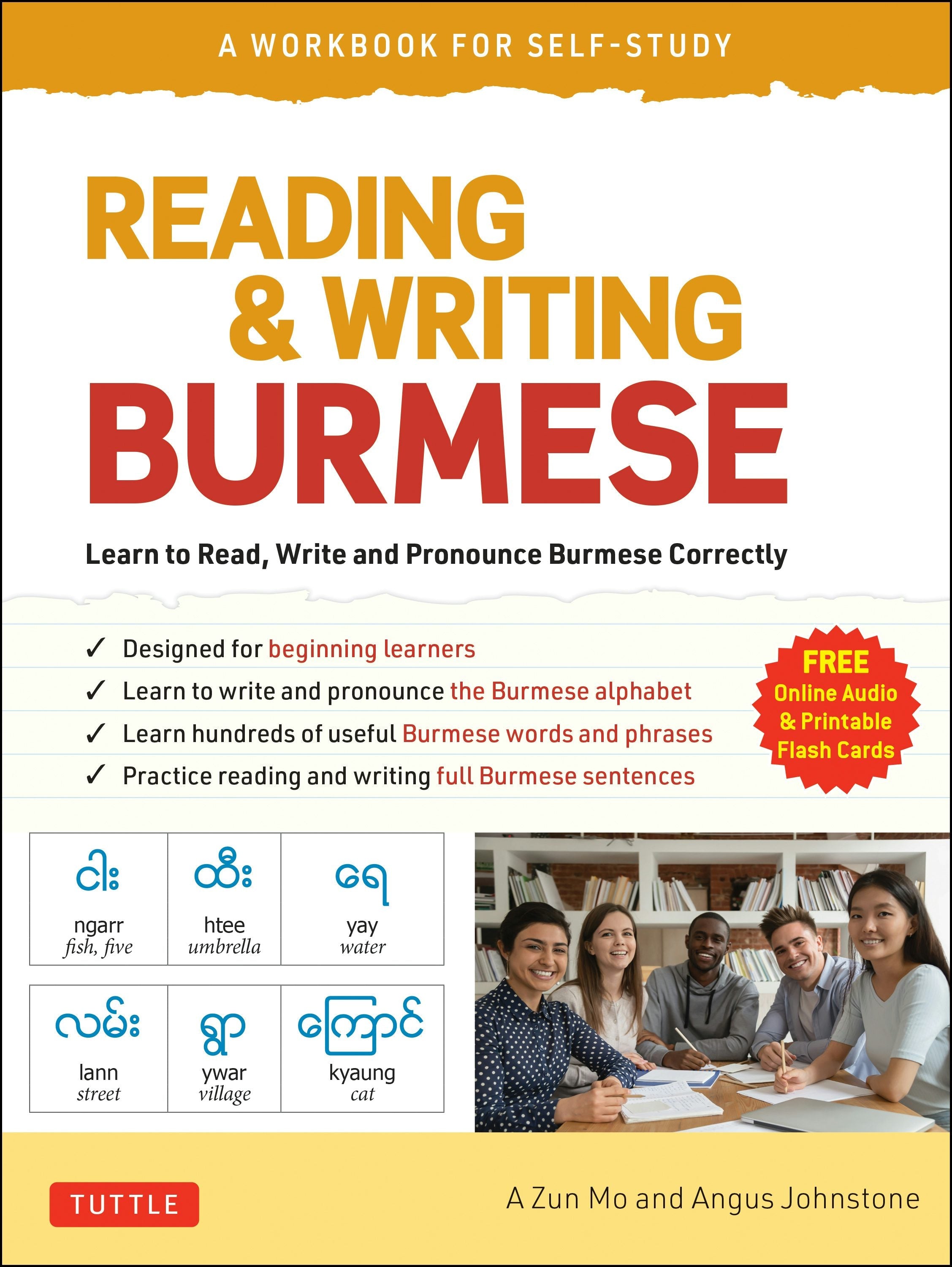 Book cover image for Reading & Writing Burmese: A Workbook for Self-Study ISBN: 9780804852623